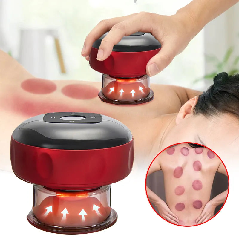 Smart Electric Vacuum Cupping Device Body Scraping Massager