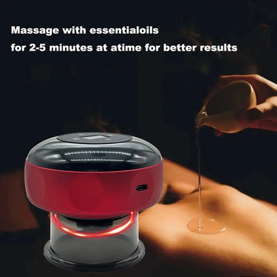 Smart Electric Vacuum Cupping Device Body Scraping Massager